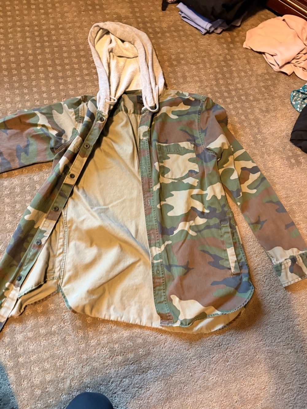 PacSun Camouflage Jacket with Hood